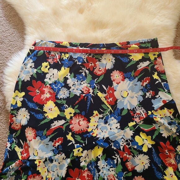 Chaps Floral Sleeveless Top and Skirt Set - Picture 7 of 9